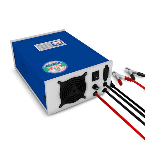 Simtek Tall Tubular Battery Charger 12V 30 Ampere Fully Automatic