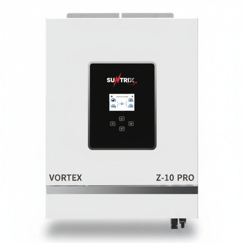 Suntrix Vortex Z-10 PRO 10kW Solar Inverter | Dual MPPT, IP54, Wi-Fi