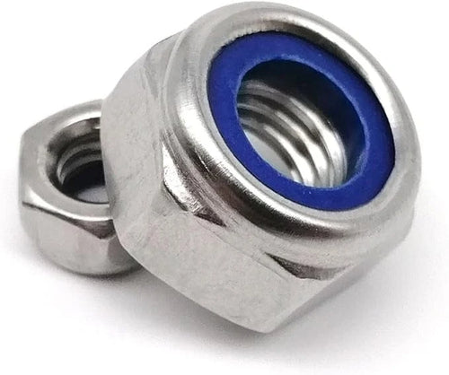 Self-Locking Nuts Stainless Steel Nylon Insert (NY lock Locknut) 8mm