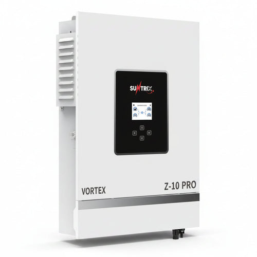 Suntrix Vortex Z-10 PRO 10kW Solar Inverter | Dual MPPT, IP54, Wi-Fi