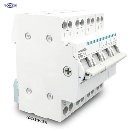 TOMZN TO419G 4P 63A MTS Dual Power Interlock Circuit Breaker