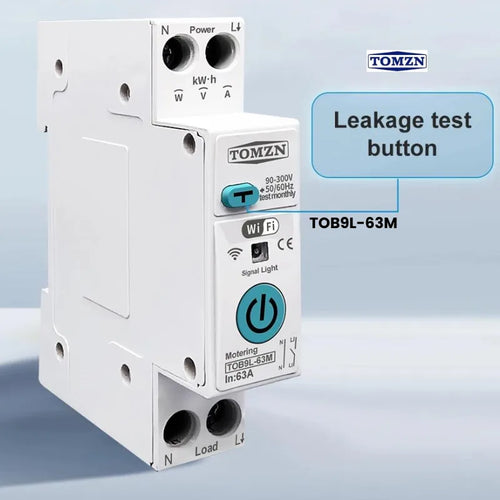 TOMZN TOB9L-63M | TUYA 63A Breaker
