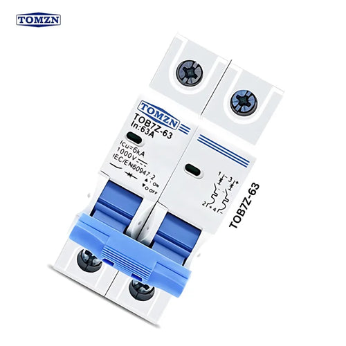 TOMZN TOB7Z-63 | 2P DC 1000V Circuit Breaker