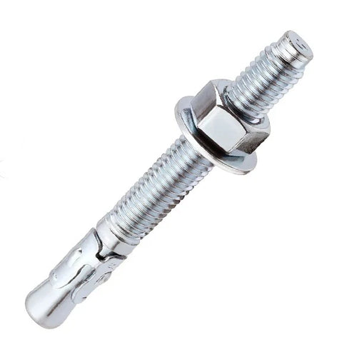 Stainless Steel Wedge Anchor with Nut and Flat Washer