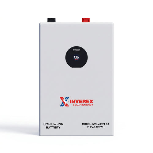 Inverex (5.12kWh) 51.2V 100Ah LifePO4 (IP21) Lithium Battery