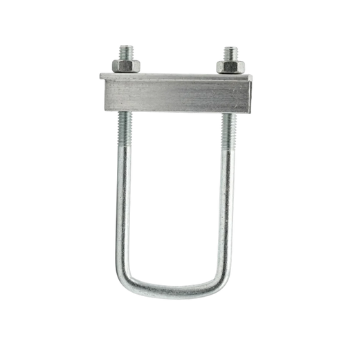 Solar Mid Clamp with U-Bolt – Aluminum Clamp With GI Mounting Bracket for PV Panels
