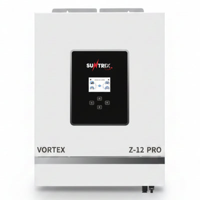 Suntrix Vortex Z-12 PRO 12kW Solar Inverter | Dual MPPT, IP54, Wi-Fi