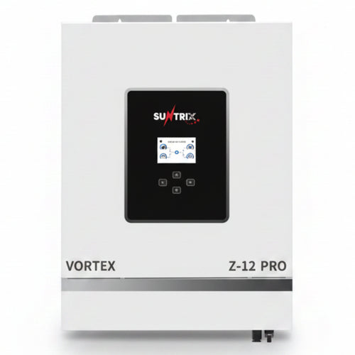 Suntrix Vortex Z-12 PRO 12kW Solar Inverter | Dual MPPT, IP54, Wi-Fi
