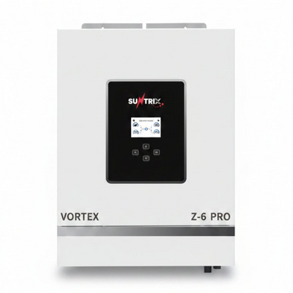 Suntrix Vortex Z-6 PRO 6kW Solar Inverter | IP54, Wi-Fi