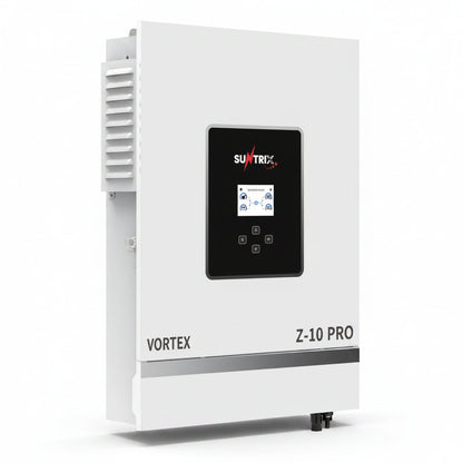 Suntrix Vortex Z-10 PRO 10kW Solar Inverter | Dual MPPT, IP54, Wi-Fi