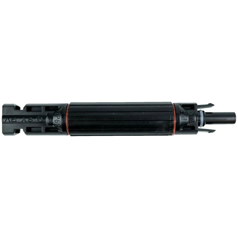 cnc 30a/20a inline mc4 fuse connector with buitin replaceable fuse overload protection