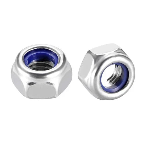 Self-Locking Nuts Stainless Steel Nylon Insert (NY lock Locknut) 8mm