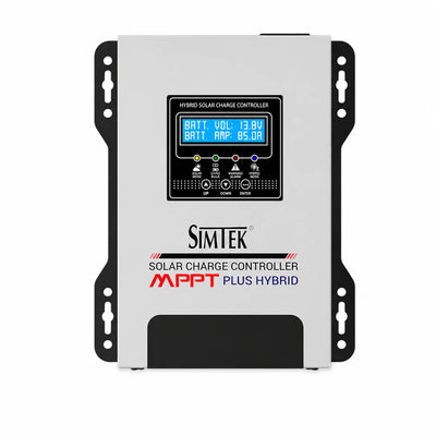Simtek MPPT 150V 85A Hybrid Solar Charge Controller Dual LCD 12V/24V