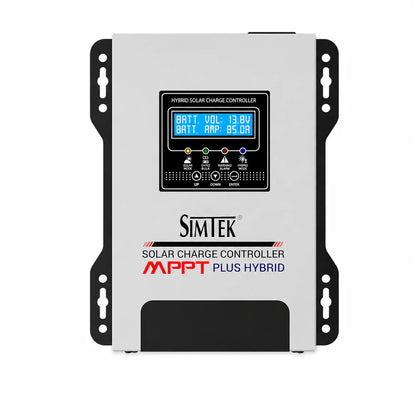 Simtek MPPT 150V 85A Hybrid Solar Charge Controller Dual LCD 12V/24V