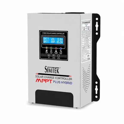 Simtek MPPT 150V 85A Hybrid Solar Charge Controller Dual LCD 12V/24V