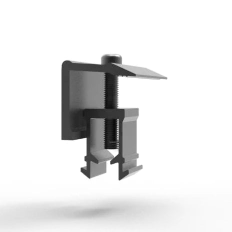 bhs aluminum end clamp bolt for solar mount with base & bolt