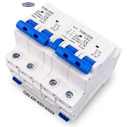 TOMZN TOB1 63H 400V 6000A | 2P+2P MTS AC Dual power