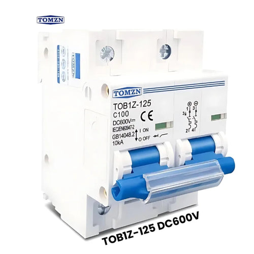 Tomzn Circuit Breaker TOB1Z-125 DC600V