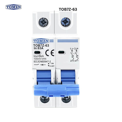 TOMZN TOB7Z-63 | 2P DC 1000V Circuit Breaker