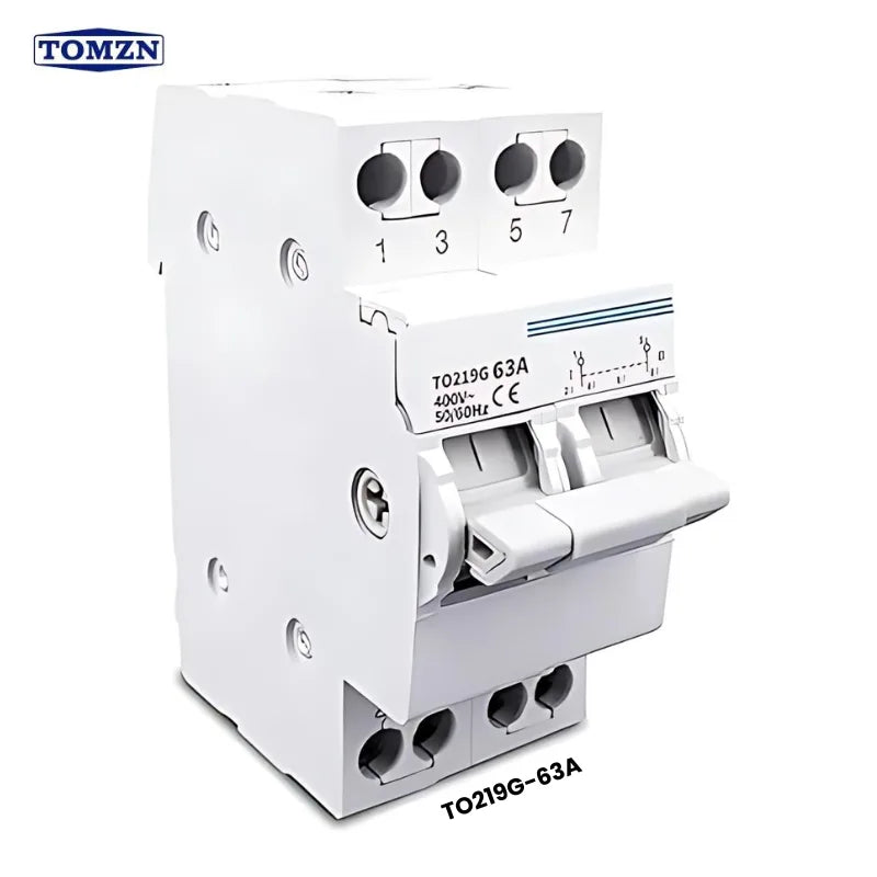 tomzn to219g-63a 2p ac mts | dual power manual transfer
