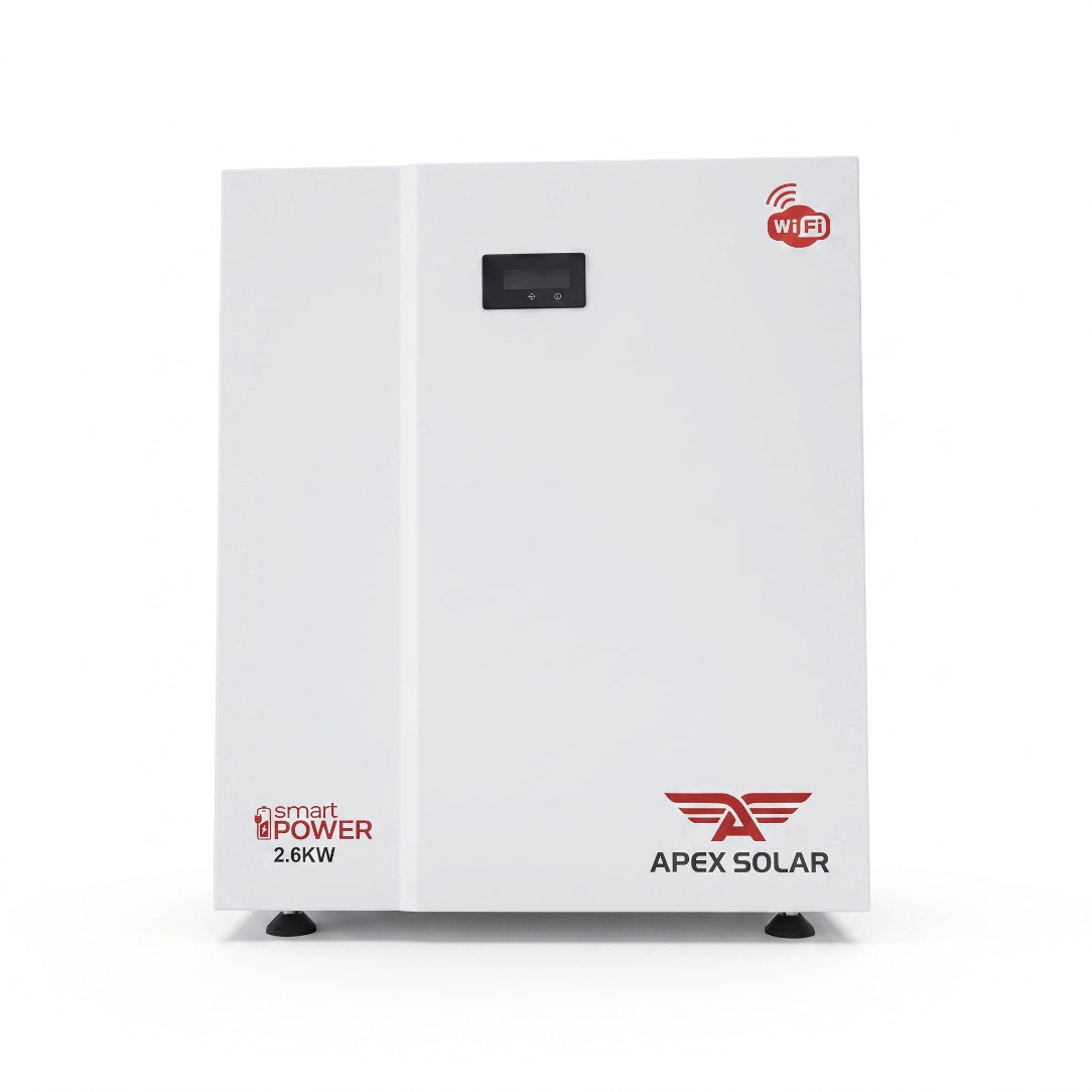 apex solar 2.6kwh 25v lifepo4 lithium battery