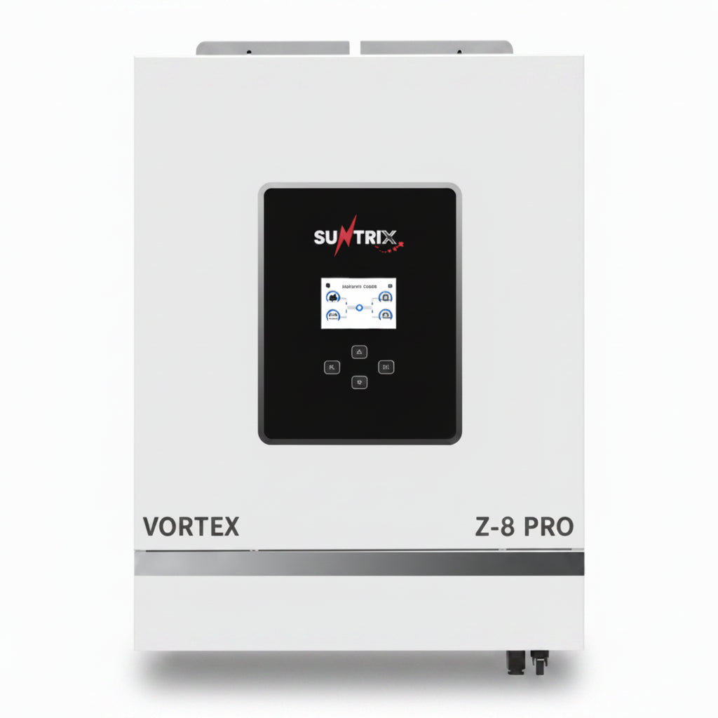 suntrix vortex z-8 pro 8kw solar inverter | dual mppt, ip54, wi-fi