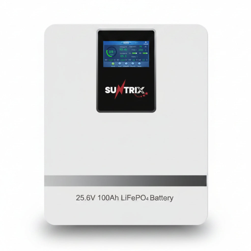 suntrix powerpulse ip20 pp-2.56kw lifepo4 lithium battery | 25.6v wall-mounted