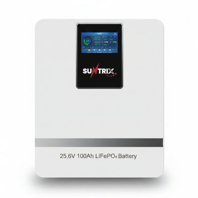 Suntrix PowerPulse IP20 PP-2.56KW LiFePO4 Lithium Battery | 25.6V Wall-Mounted