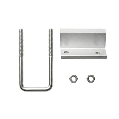 Solar End Clamp with U-Bolt – Aluminum Clamp With GI Mounting Bracket for PV Panels
