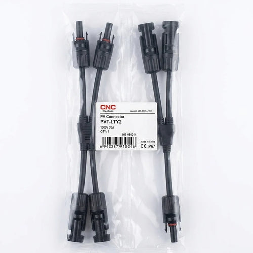 CNC PV MC4 Branch Connector 1000V 30A | Solar Panel Parallel Connector