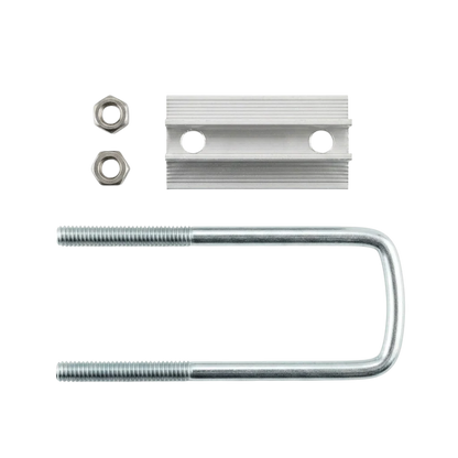 Solar Mid Clamp with U-Bolt – Aluminum Clamp With GI Mounting Bracket for PV Panels